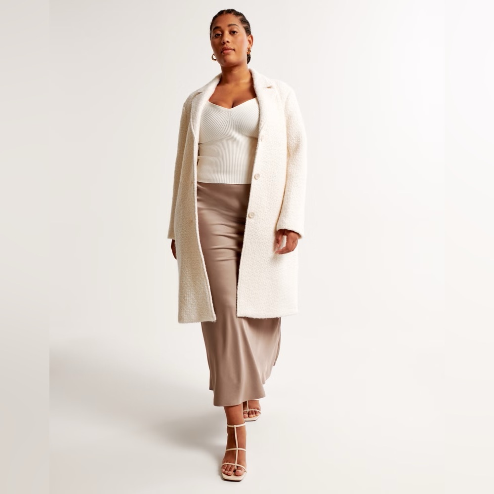 Wool-Blend Dad Coat